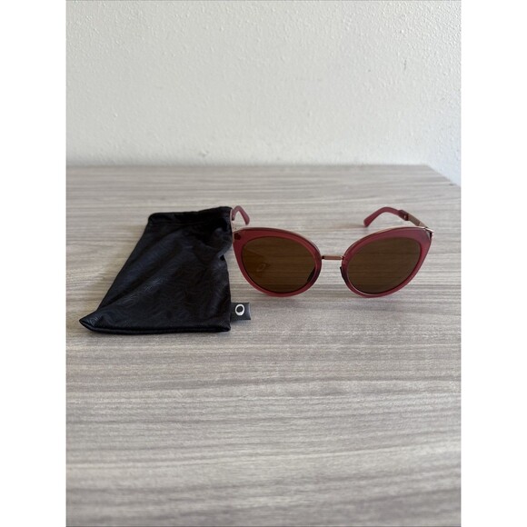 Oakley Sunglasses Top Knot OO9434-0856 Berry Cat Eye Frames Prizm Bronze Lenses - Picture 1 of 10